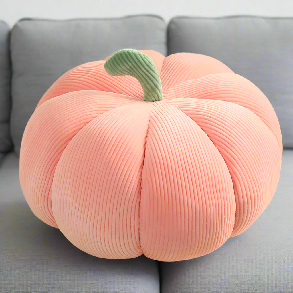 Cozy fall pumpkin cushion – 35cm plush pillow for seasonal home décor