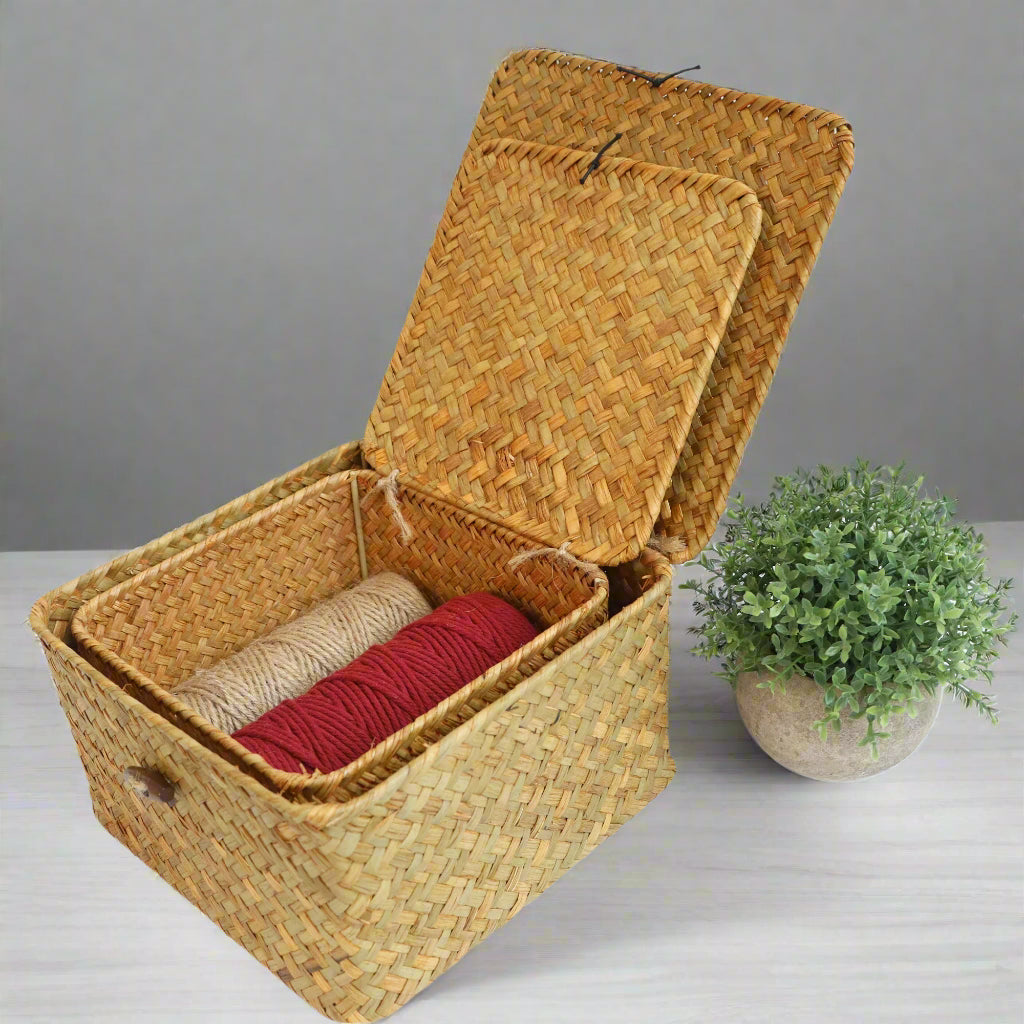 storage baskets for better organisation