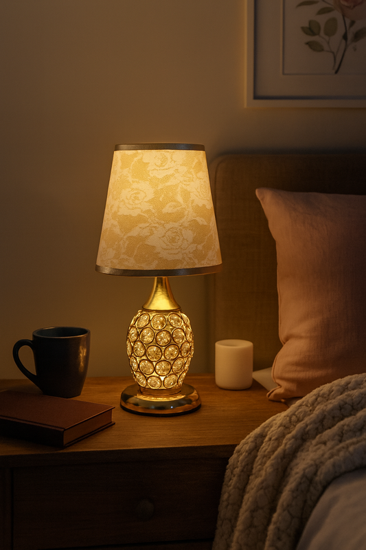 Cozy Decor Bedside Table Lamp