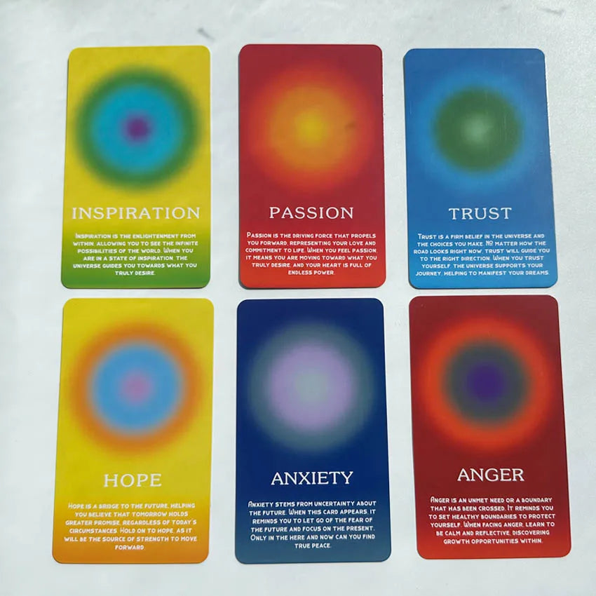 56 emotional wellness cards for mindfulness, journaling and stress relief