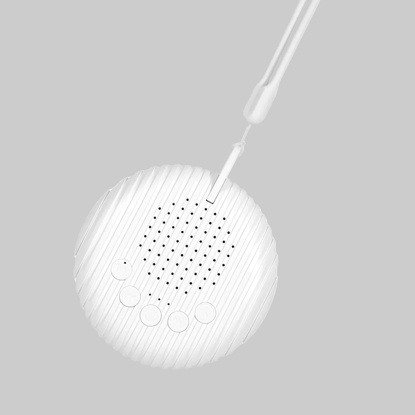 Compact white noise machine used for stress relief, sleep support, and sensory regulation