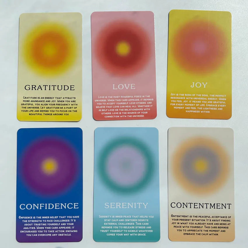 Emotion cards with reflective prompts for personal growth and self-care