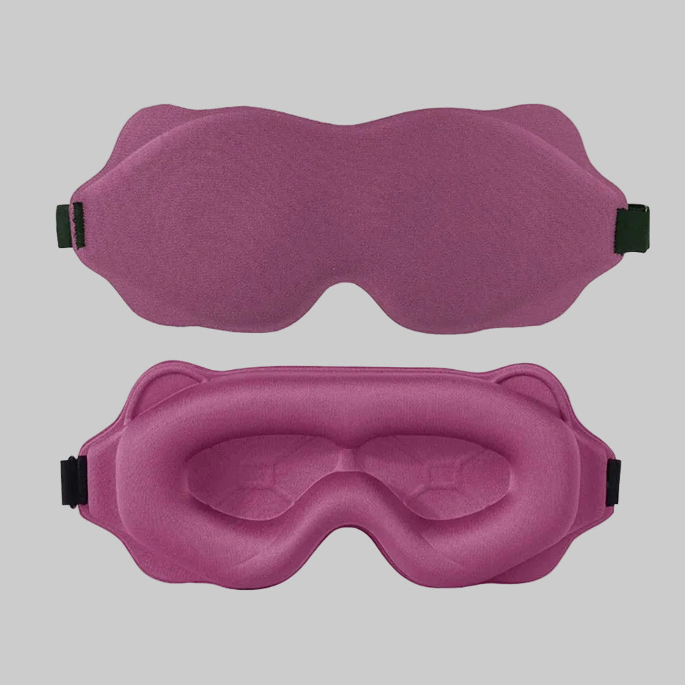 Ergonomic 3D sleep mask that does not press on eyes for comfortable sleep
