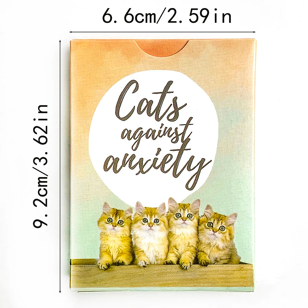 Anxiety Relief Card Deck - 50 Calming Self-Care Cards