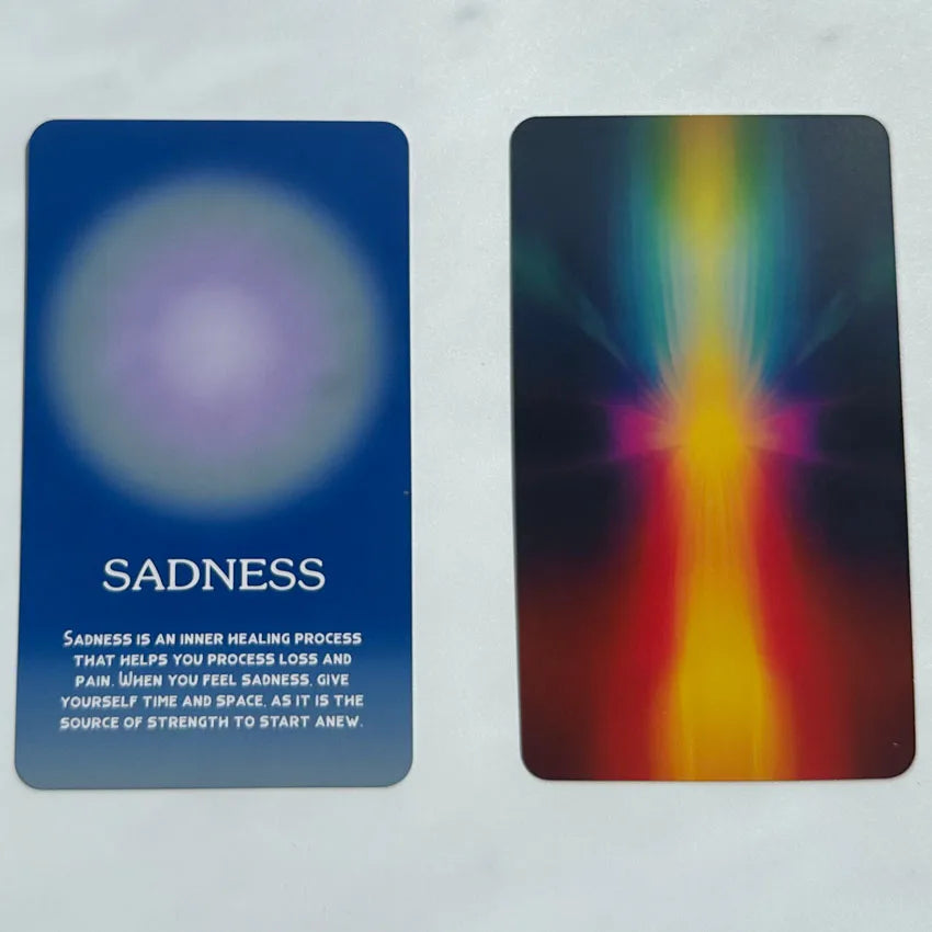 Self-reflection card deck for understanding feelings and processing emotions
