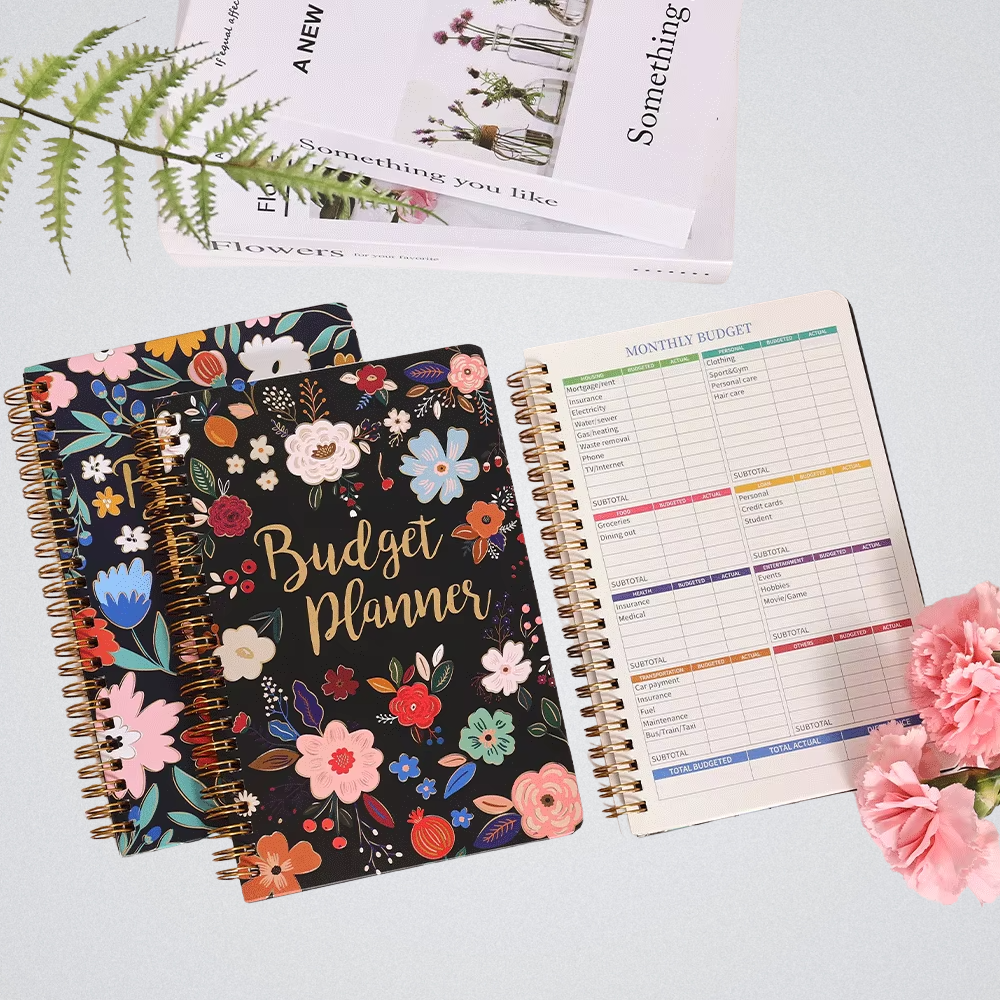 Undated Monthly Finance Planner for Mindful Spending & Calm Money Management