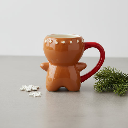 cute holiday mug for her gingerbread man design festive gift